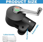 Patio Umbrella Parts - Cantilever Umbrella Stand with Adjustable Rocking Handle, Suitable for Courtyard and Garden