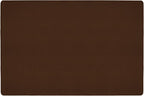 House, Home and More Skid-Resistant Carpet Indoor Area Rug Floor Mat - Chocolate Brown - 8 Ft X 12 Ft - Non Slip Rubber Backing, Stain Resistant, Dog Friendly, Living Room Bedroom Kitchen Entryway