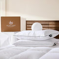 Pacific Coast Premium Goose Feather & Down Bed Pillows King Size 2-Pack, Hotel Quality Collection, Medium Support for Side & Back Sleepers