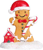 NINIPAPA Christmas Village Gingerbread Decoration Ornament, Cute Gingerbread Chritmas Decor for Xmas Town Decoration DIY Craft Party Supplies