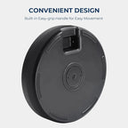 HOMSHADE 80lbs Patio Umbrella Stand, H12 Heavy Duty Base for Outdoor Market Umbrella, Fillable Weights with High-Density HDPE Material for Outside Patio(Black,Round)