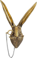 UITWMKTG Gold Animal Head Wall Decor Wall Sculpture Home Decor Statue for Living Room Office Bedroom Modern Decor for Men Women Rabbit