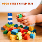 Lekebaby Classic 1500 Pieces Building Bricks Kit Basic Brick Set Classic Colors for Kids Creative Play, Compatible with All Major Brands, Gifts Educational Toy for Boys Girls 6 Years Old and Up
