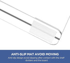 HBlife Clear 12 Inches Tall [Extra Tall Version] Acrylic Shelf Dividers for Closet Organization 10PCS Closet Shelf Divider Closet Dividers for Shelves Shelf Organizer for Closet Shelf Organizer