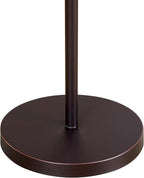 KAWOTl Farmhouse Floor Lamp with Night Light, 62.5’’ Industrial Bronze Standing Lamp for Living Room, Bedroom, Home Office, Rustic Lantern-Style (LED Bulbs Included)