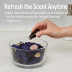 Lavender Potpourri – 2 Large Bags (8.4 oz Total) – Dried Petals for Bowl or Vase Filler, Long-Lasting Fragrance for Home, Gift, or Office