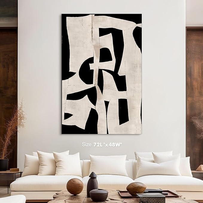 Framed Wall Art Living Room Decor Picture for Bedroom Dining Room Paintings Mens Office Decor Black Vintage Room Decor