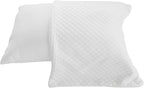 WELLCO Medium Firm Pillow Queen Size 28 x 18 inch, Bed Pillow with Adjustable Insert and 1 Cooling Pillowcase, Not Only Provides Stronger Support But Aslo Comfortable