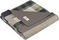 Woolrich Luxury Quilted Throw - Cabin Lifestyle, Patchwork with Moose Design All Season, Lightweight and Breathable Cozy Bedding Layer Throws for Couch Sofa, 50" W x 70" L, Winter Hills Tan