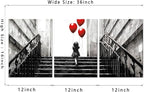 Novatique Banksy Wall Art Modern Street Wall Art Abstract Graffiti Posters Print Classic Graffiti Artwork Wall Decor for Living Room Bedroom Bathroom,12" x 16" x 3Pcs
