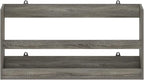 Furinno Hermite Multipurpose Wall Mounting Storage Shelf, French Oak