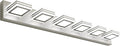 SOLFART Modern LED Vanity Lights Fixtures: 6 Lights Acrylic LED Brushed Nickel Vanity Lights for Bathroom 39inch 5CCT