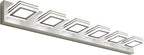 SOLFART Modern LED Vanity Lights Fixtures: 6 Lights Acrylic LED Brushed Nickel Vanity Lights for Bathroom 39inch 5CCT