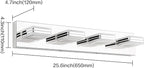 SOLFART 4 Light Vanity Light Bathroom Lights Over Mirror Modern Lights Over Mirror Gloss Chrome LED Bathroom Wall Lighting