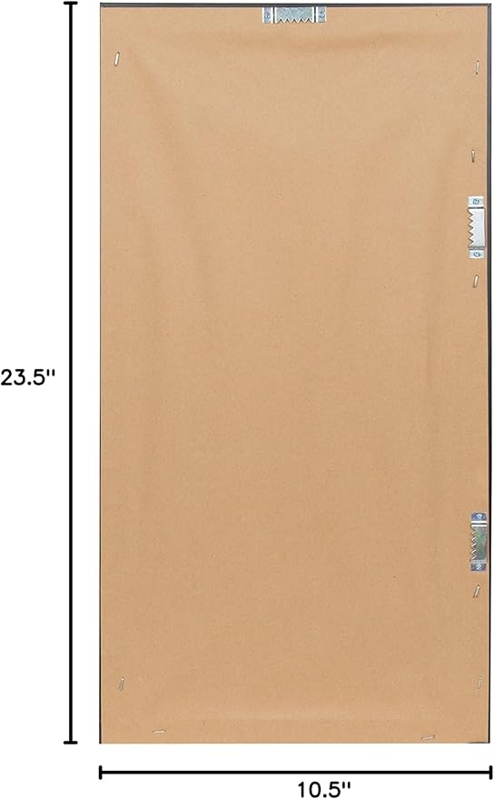 DesignOvation Wyeth Framed Magnetic Chalkboard, Black
