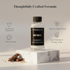My Way Fragrance Oil Inspired by 1 Hotel Miami – Luxury Diffuser Oil with Oud Wood, Leather & Sandalwood Notes – Long Lasting Aroma + Spray Cap for Room Spray, 4.1 Fl Oz / 120ml