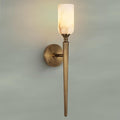 22in Alabaster Wall Sconce, Gold Sconces with Spanish Marble, Modern Brass Wall Mounted Lamp, Hardwired LED Wall Lighting for Bathroom Bedroom Living Room Staircase Hallway Dining Room