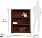 Sauder Miscellaneous Storage 3-Shelf Bookcase/ Book shelf, Select Cherry finish
