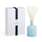 LAFCO New York Signature Reed Diffuser, Marine - 15 oz - Up to 9 Months Fragrance Life - Reusable, Hand Blown Glass Vessel - Natural Wood Reeds - Made in The USA