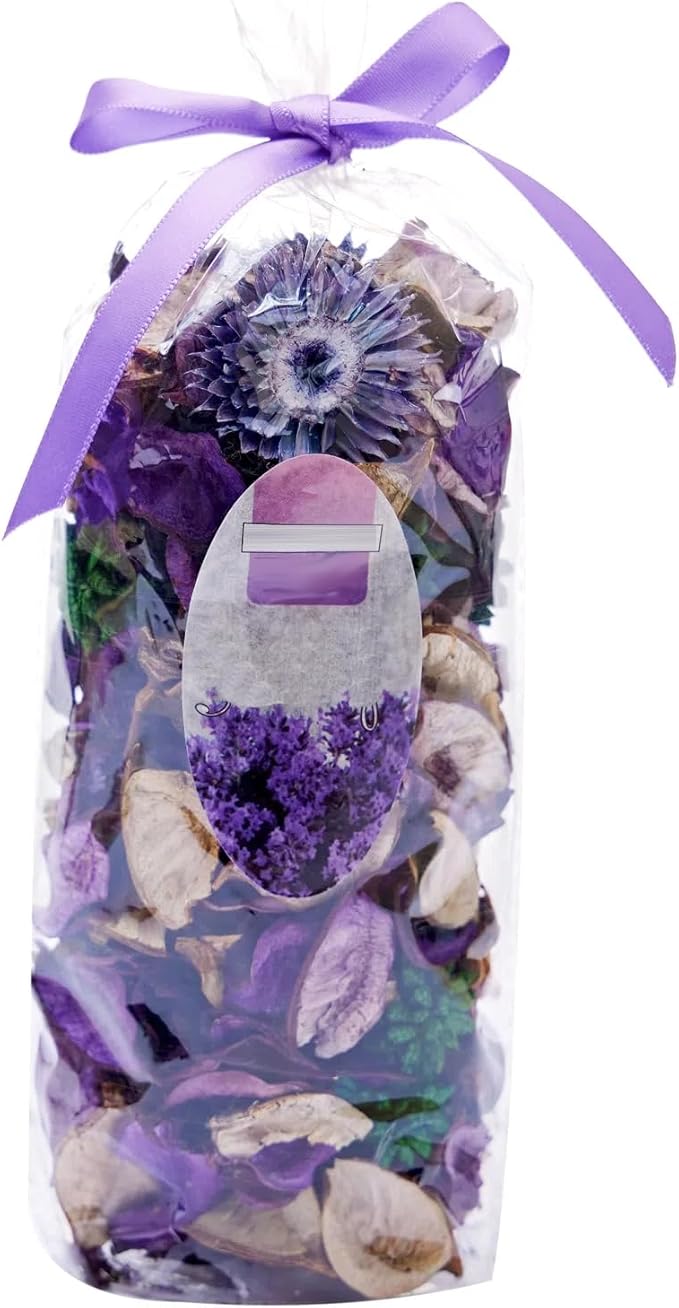 Scented Potpourri Bags - Potpourri Bowl Vase Fillers Decor - Long Lasting Home Fragrance for Bathroom Bedroom Living Room Car Gifts (Purple)