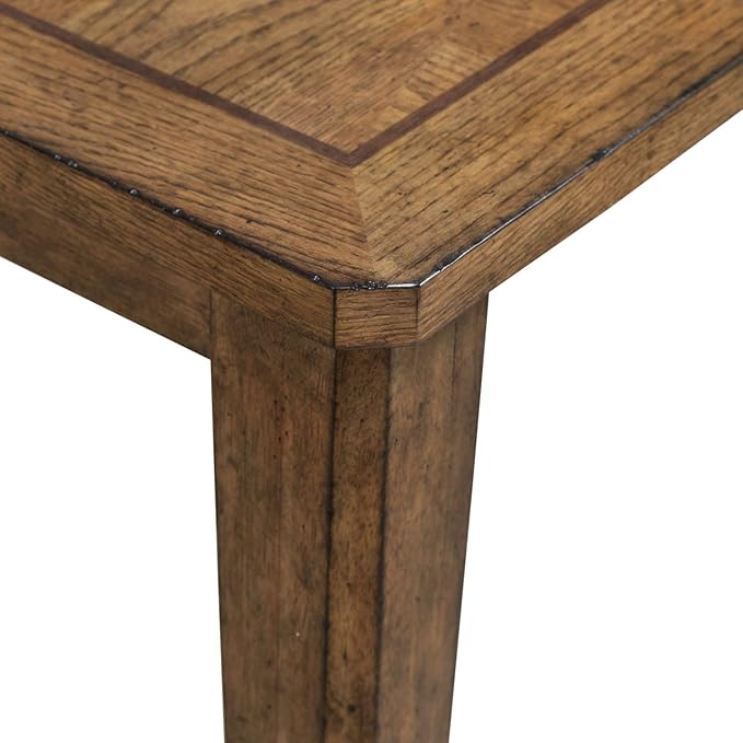Liberty Furniture Carolina Park Console Table for Living Room - Amber Brown Oak