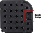 Sunnyglade 4PCS 176LB Square Shaped Water Or Sand Filled Umbrella Base Cantilever Offset Patio Market Umbrella Base Stand with U Locking (Black)