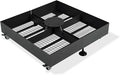 PURPLE LEAF Patio Umbrella Base WK4500 with 4 Lockable Wheels 1100 lbs High Capacity Heavy-Duty Cantilever Offset Steel Weighted Base