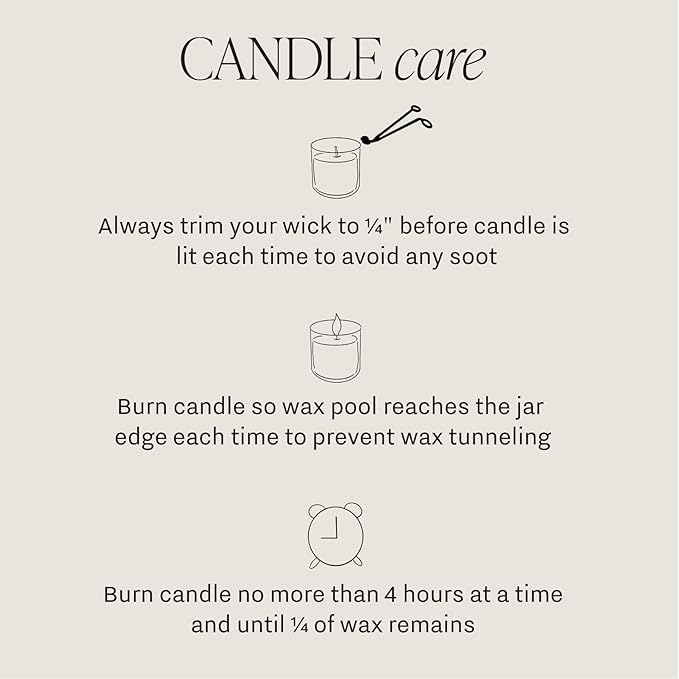 Sweet Water Decor Wildflowers and Salt Patterned Candle – Soy Candles with Rosemary, Lily, Honey, Violet, Amber, Musk Aroma– 40 Hour Burn – 9oz Clear Glass Jar – Ideal for Valentines Presents