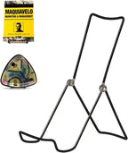 KINGDOM SOLUTIONS MADE IN USA 2-Pack Adjustable Black Metal Easels - Book Stand - Sturdy Plate Stand for Art, Pictures, Books, Frames - Unique on the Market