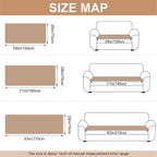 Couch Cover for Dogs, Non Slip Fuzzy Pet Couch Covers for Sofa,Couch Covers for Sofa Pet Friendly,Thick Soft Sofa Slipcovers Cushion Protector(Leather Color, 28" x 71"/70 x 180cm)