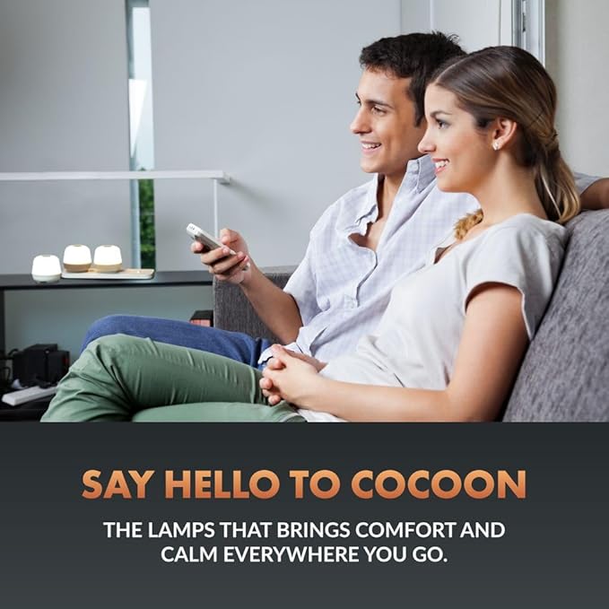 Newhouse Lighting Cocoon, Natural 2700K Dimmable Cordless USB-C Rechargeable Table Lamp 3-Pack NHTL-CN-NTRL, Cordless Desk Lamp for Living Room, Bedroom, Coffee Table, and Other Cozy Home Decor