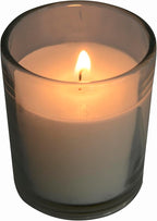 Welburn Veda&Co™ Glass Votive Candles - Pack of 25, Upto 15 Hours Burn Time, 100% Fully Refined Paraffin Wax, Smokeless, Unscented, Dripless, Ideal for Spa Weddings Birthdays, Parties, Centerpieces