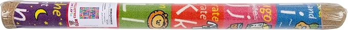 KC Cubs Bilingual Educational Kids Rug – English & Spanish ABC, Colors & Phrases – Language Learning Mat Classroom & Playroom Carpet Baby-Toddler 3x5