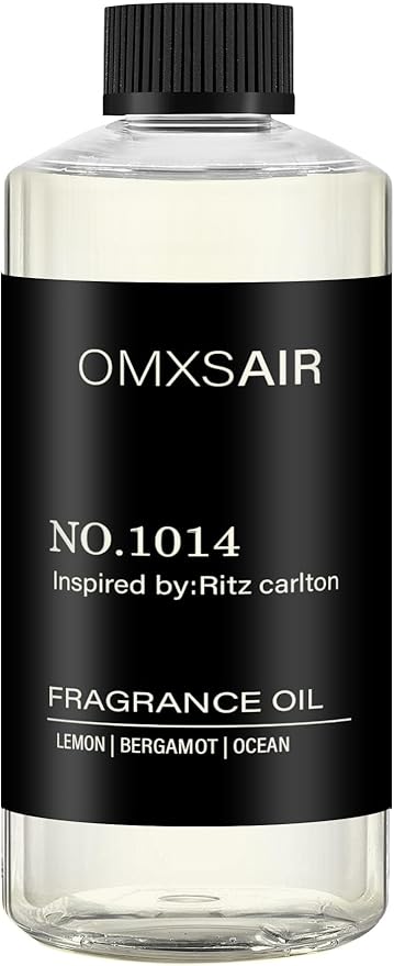 Hotel Diffuser Oil Inspired by Ritz Carlton - 500ml/16.9Fl oz - Essential Oil Diffuser Refill for Home & Spa – Lemon Bergamot Sea Breeze - Suitable for ultrasonic and waterless diffusers