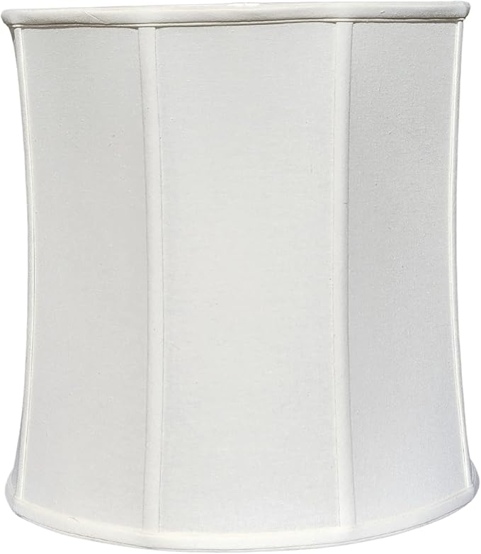 Royal Designs, Inc. BSO-719-16LNEG-2 Drum Basic Lamp Shade, 15 x 16 x 16, Linen Eggshell, 2-Pack