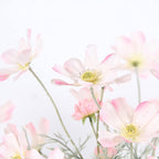 2 Pcs Artificial Flowers Plants Calliopsis Silk Flower Arrangements Wedding Bouquets Decorations Plastic Floral Table Centerpieces for Home Kitchen Garden Party Decor Approx 23.6'' High - Light Pink
