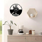 Wall Clock Vinyl Compatible with Tool Band Home Decoration Themed Wall Art Vintage Decoration - Unique Gift Idea for Boys and Girls - Home Wall Decor 30cm Clock Gift