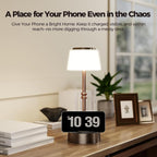 LED Cordless Lamp, 5 Colors Stepless Dimming Table Lamp, 4400mAh Rechargeable Battery with USB Charging Port, Portable Touch Bedside Light for Patio, Restaurant, Dining(2, Antique Brass)