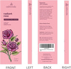 Rose Incense Sticks, 80 Sticks - Charcoal Free, Handmade by Indian Artisans, Perfect Housewarming Gift, Promotes Love & Care