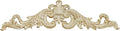Salvatar Wall Art Topper | Wide Picture Design | Ivory and Metallic Gold Finish | Openwork Acanthus Leaf Scrolls with Ornate Fleur De Lis | Hang Alone or Above Artwork or Framed Family Photographs
