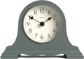 JONES CLOCKS® Speakeasy Mantel Clock | Classic Napoleon’s hat Design | Green | Contemporary Classic Style for Desk, Table, Shelf or Bedside