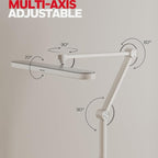 Honeywell LED Floor Lamp Mordern - 05D01 Sunturalux™ Dimmable Floor Lamp for Living Room Standing Lamp, Eye-Caring Standing Light for Home Office Bedroom White