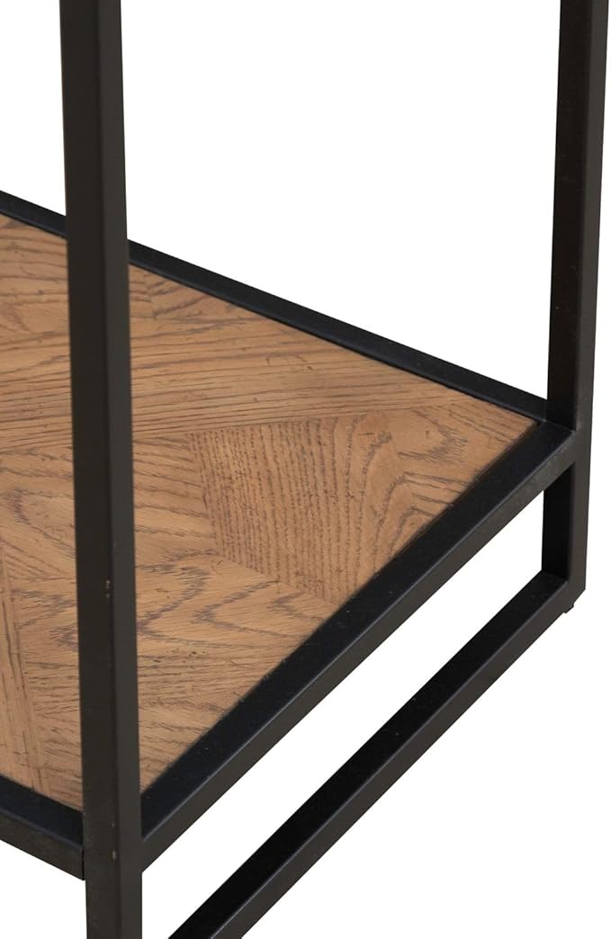 Liberty Furniture Bedford Chairside Table for Living Room - Weathered Oak