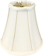Royal Designs, Inc. BSO-704RC-7EG True Bell Basic Lamp Shade with Round Clip, 3.75 x 7 x 6.75, Eggshell