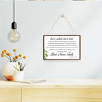 I Corinthians 13:4-8, Love is Patient Love is Kind Wood Sign, Scripture Wall Art Decor for Living Room, Religious Signs for Home, Positive Bible Verse Wooden Plaque