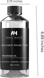 Baccarat Rouge 540 Diffuser Oil 500mL - Home Luxury Scents Refill - Antal Hayat Diffuser Oil - Luxury Hotel Inspired Aromatherapy - Baccarat Rouge Fragrance for Home - Inspired by Baccarat Perfume
