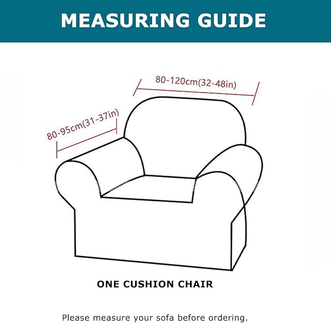 KRFOONN 2 Piece Chair Covers Printed Sofa Covers Couch Covers Washable Armchair Sofa Couch Slipcover Furniture Protector with Elastic Bottom for Living Room (Armchair, Christmas 01), Small