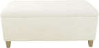 HomePop Sherpa Storage Bench - Cream