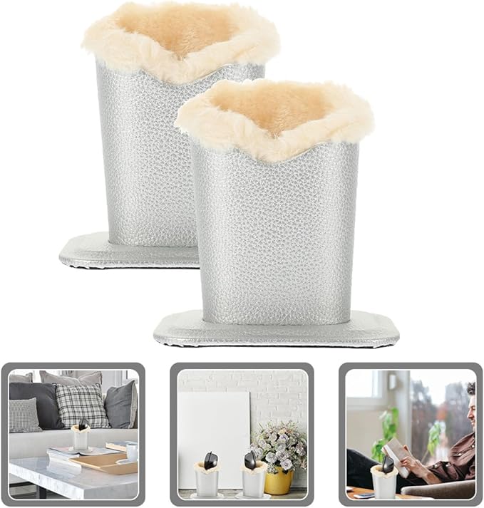 Garneck 2Pcs Leather Eyeglass Stand with Plush Liner Eye Holders for Sunglasses and Glasses Decorative Display Rack for Desk Nightstand Office and Home Use