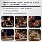 Agarwood Incense Sticks with Holder for Aromatherapy and Energy Clearing Stress Relief (Agarwood)